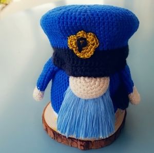 Police officer Amigurumi doll